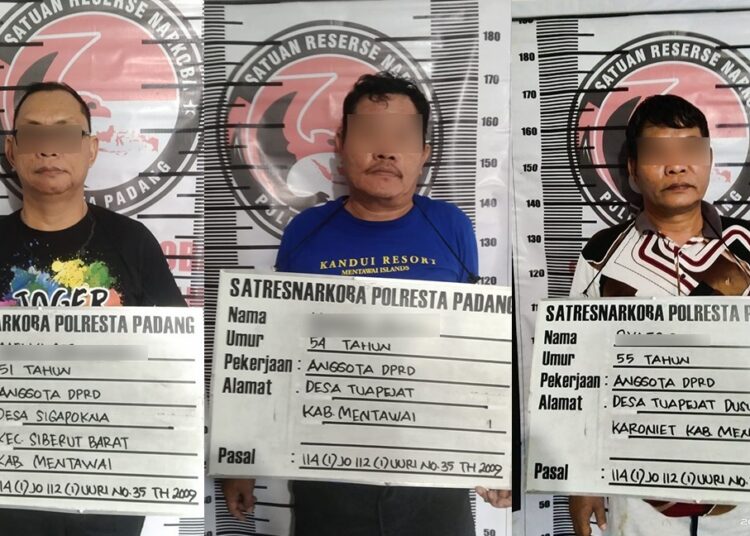 Kronologi Penangkapan Tiga Anggota DPRD Mentawai Usai Pesta Sabu di Hotel Truntum Padang