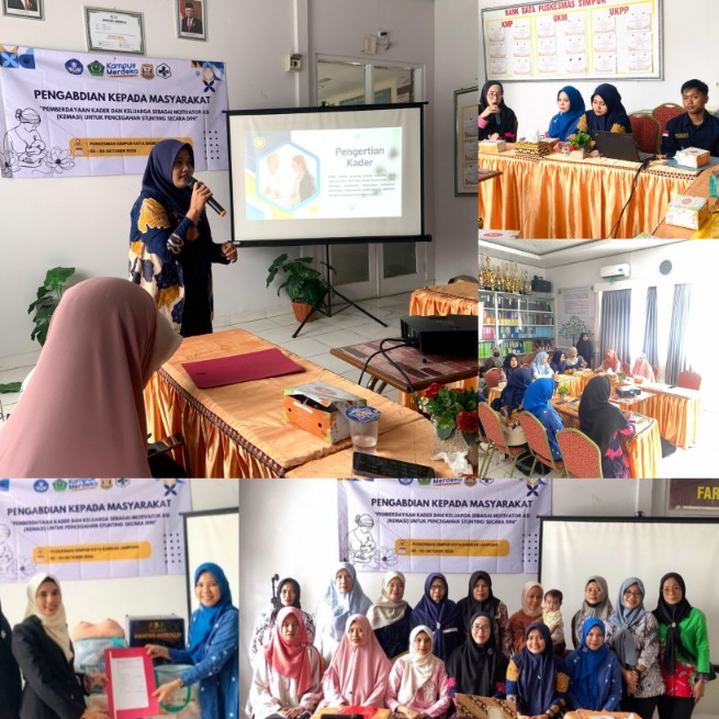 Cegah Stunting, Dua Universitas Besar di Lampung Gelar Pengabdian Masyarakat