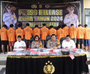 Ungkap Kasus, Kapolres Pesawaran Sebut Dua Kasus Menonjol di Tahun 2024