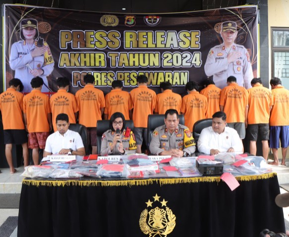 Ungkap Kasus, Kapolres Pesawaran Sebut Dua Kasus Menonjol di Tahun 2024