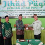Berantas Narkoba, Kepala BNNK Lamsel Bersama Ketua Pimpinan Muhammadiyah Tandatangani PKS