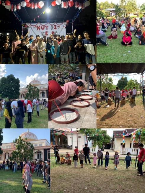 Warga Negeri Tua Desa Negeri Sakti Antusias Meriahkan HUT RI ke-80