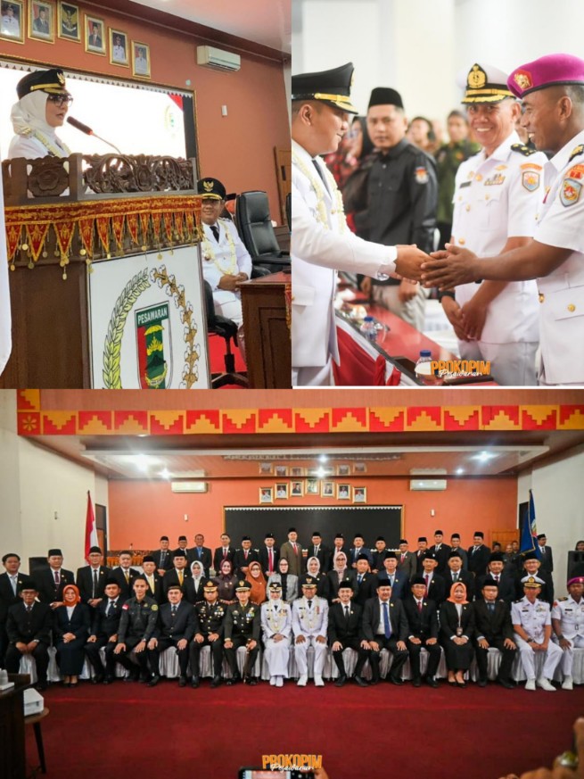 Bupati Pesawaran Nanda Indira Sampaikan Pidato Perdana dalam Rapat Paripurna DPRD