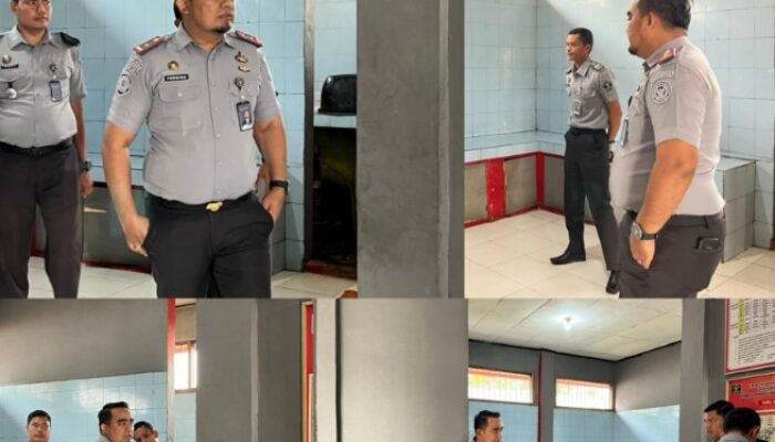 Tingkatkan Efisiensi dan Kebersihan, Kalapas Dharmasraya Tinjau Area Dapur