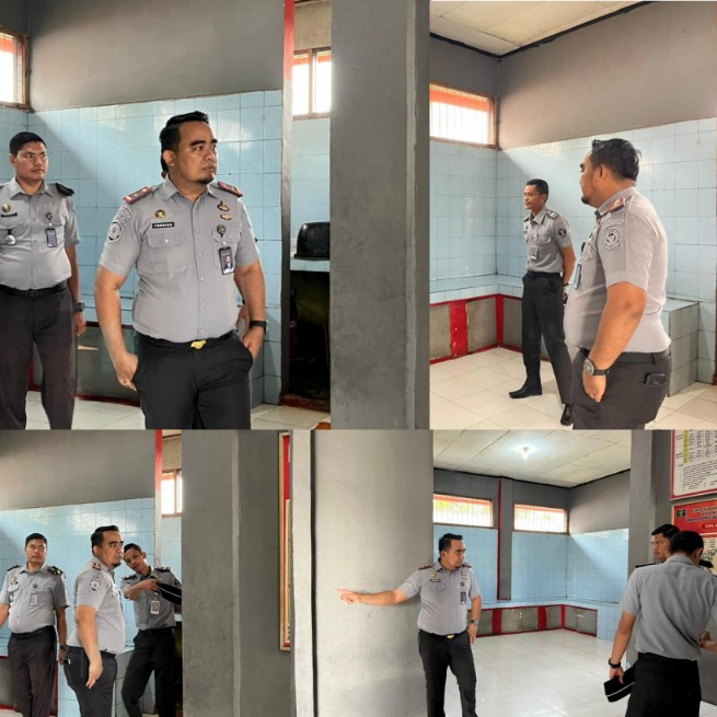 Tingkatkan Efisiensi dan Kebersihan, Kalapas Dharmasraya Tinjau Area Dapur