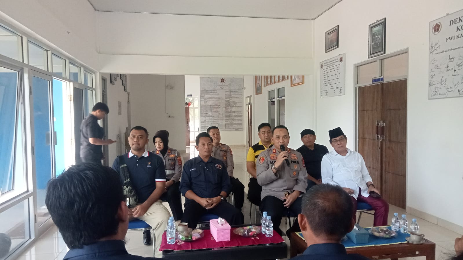 AKBP Alvie Granito Panditha Ajak Insan Pers Terlibat Jaga Kamtibmas Wilkum Pesawaran