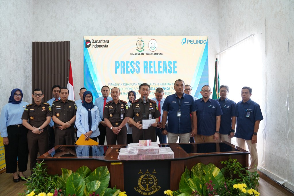 Kejati Lampung Pulihkan Keuangan Negara, Sebesar Rp 1,5 M, Melalui Bantuan Hukum Non Litigasi