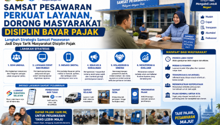 Samsat Pesawaran Perkuat Layanan, Jadi Daya Tarik Masyarakat Disiplin Pajak