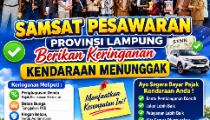 Kesempatan Emas Jangan Lewatkan Samsat Pesawaran Berikan Keringanan Kendaraan Menunggak