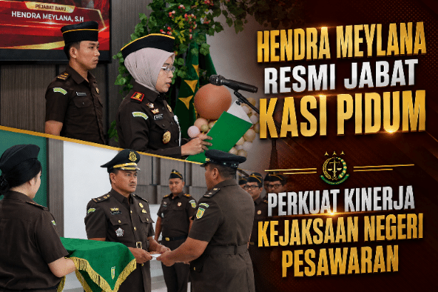 Hendra Meylana Resmi Jabat Kasi Pidum, Perkuat Kinerja Kejaksaan Negeri Pesawaran
