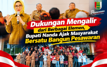 Dukungan Mengalir dari Berbagai Elemen, Bupati Nanda Ajak Masyarakat Bersatu Bangun Pesawaran