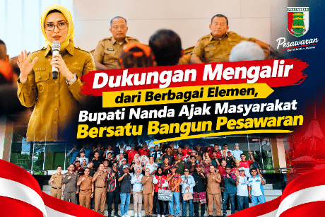 Dukungan Mengalir dari Berbagai Elemen, Bupati Nanda Ajak Masyarakat Bersatu Bangun Pesawaran