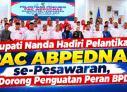 Bupati Pesawaran Nanda Indira Hadiri Pelantikan PAC ABPEDNAS, Dorong Penguatan Peran BPD
